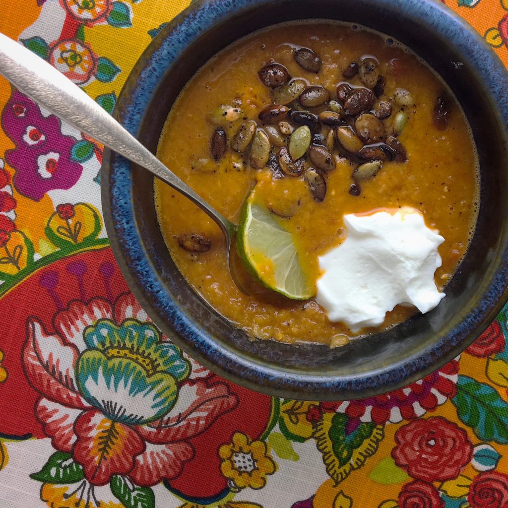 Red Lentil Soup with Lemon | asavoryplate.com